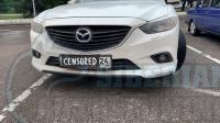 Клыки переднего бампера Lite Style Mazda 6 (2013 - 2018)