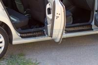 Volkswagen Polo 2009г+ Накладки на внутренние пороги дверей