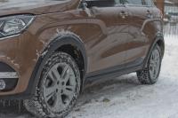 Молдинги на двери Lada Xray с 2016 г .в. (4 шт)
