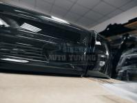 Mitsubishi Lancer X  Фонари Задние (Стопы) Audi A6 black style smoke дымчатые Galant Fortis