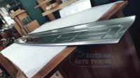 Land Cruiser 200 2016 накладка на задний бампер хромированная