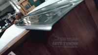 Land Cruiser 200 2016 накладка на задний бампер хромированная