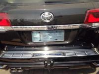 Land Cruiser 200 2016 накладка на задний бампер хромированная