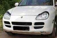 Porsche Cayenne 2002-2010 Накладки на передние фары (Реснички)