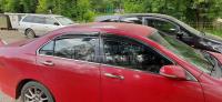 Honda Accord 7 2002-2008 Ветровики дефлекторы окон Mugen Style с хромом