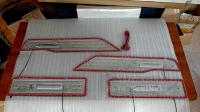 Toyota Alphard 2008-2014 накладки на пороги с подсветкой