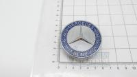 Эмблема Mercedes-Benz синий на капот 57 мм с защелкой