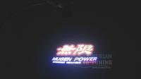 Универсальная проекция в двери врезная Mugen Power Honda в комплекте 2 шт