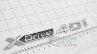 Шильдик на крыло XDrive 40i хром BMW 177*15