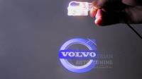 Оригинальная проекция плафон XD-V0 в двери Volvo в комплекте 2 шт