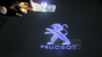 Оригинальная проекция плафон PE1 в двери Peugeot в комплекте 2 шт