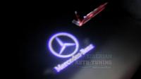 Оригинальная проекция плафон BZ2 в двери Mercedes Benz в комплекте 2 шт