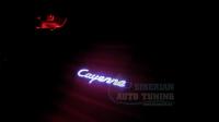 Оригинальная проекция плафон C4 в двери Cayenne в комплекте 2 шт