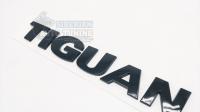 Шильдик TIGUAN Volkswagen на багажник 180*25мм Черный