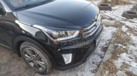 Накладки на передние фары (реснички) подходит на Hyundai Creta 1 2016-