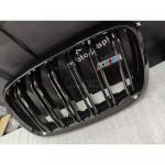 Решетка Ноздри M performance для BMW X6 E71 раздвоенная черный глянец