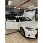 Цельный Сплиттер передний на Lexus IS 250 под F-sport бампер абс