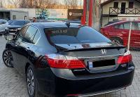 Спойлер лип на багажник Honda Accord 9 CR 2013-2016 черный глянец