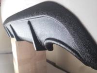 Накладка на задний бампер под 2.5 л Диффузор Toyota Camry 40 V40 2006-2012 (тиснение)