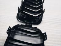 Решетка Ноздри M performance для BMW 3 Series F30 F31 F35 2008-2012 раздвоенная черный глянец