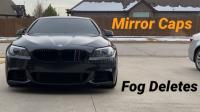 Накладки на боковые зеркала M4 performance для BMW 5 Series F10 F11 F18 F06 F12 F13 F01 F02 2013-2018