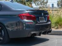 Спойлер в стиле M4 на кромку багажника BMW 5 Series F10 2010-2017 черный глянец