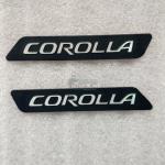 Хромированные молдинги на двери с логотипом Toyota Corolla 2014