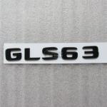 Шильдик GLS63 Mercedes Benz на крышку багажника 117x22 мм с клеевой основой.