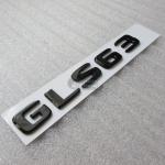 Шильдик GLS63 Mercedes Benz на крышку багажника 117x22 мм с клеевой основой.