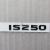 Шильдик IS 250 Lexus на крышку багажника 115x20 мм с клеевой основой.