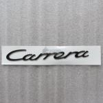 Эмблема шильдик на багажник Carrera Porsche черный 172x23 мм