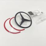 Эмблема Mercedes-Benz на багажник 82 мм А2058174500 Черная