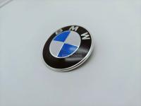 Эмблема на капот и багажник стандартная черная база для BMW 82 мм 10333410 8132375