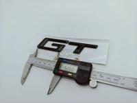 Эмблема шильдик на багажник GT черный глянец BMW 120*28 мм стиль 2019+