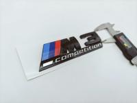 Шильдик с клеевой основой BMW 3 M Competition черный глянец 130*40 мм