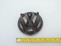 Эмблема Volkswagen Touareg 2002-2010г. 150 мм черная на решетку 7L6853601A