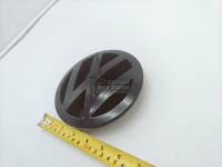 Эмблема Volkswagen Touareg 2002-2010г. 150 мм черная на решетку 7L6853601A