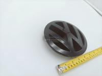 Эмблема Volkswagen Touareg 2002-2010г. 150 мм черная на решетку 7L6853601A