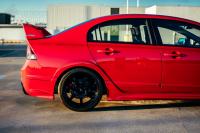 Спойлер трехсоставной Mugen на багажник Honda Civic 8 2006-2012 седан Черный глянец