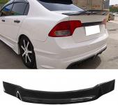 Honda Civic 8 2006-2012 седан спойлер Ducktail на багажник черный глянец