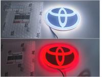 Эмблема Toyota под стеклом на решетку distronic Led 92806-no 140 140*98 мм