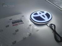 Эмблема Toyota под стеклом на решетку distronic Led 92806-no 190 190*130 мм 7531260050 7530160060 7530160070