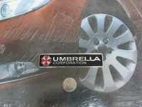 Алюминиевый Шильдик с клеевой основой Umbrella