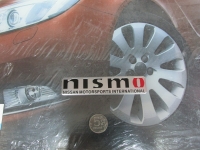 Алюминиевый Шильдик с клеевой основой Nismo Nissan 120*26 мм