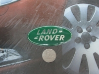 Алюминиевый Шильдик с клеевой основой Land - Rover (разные варианты)