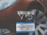 Эмблема алюминиевая для решетки радиатора V6