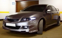 Решетка радиатора Mugen Honda Accord 7 05-07 г.в. + сетка 