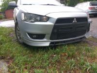 Клыки на бампер передний Lancer 10 X 2007-2011 (дорестайлинг)