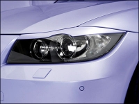 Реснички на фары BMW E90 под линзованную оптику