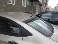 Козырек гладкий на заднее стекло Hyundai Solaris 2010-2014